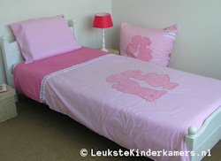 Kinderdekbedovertrek Dutch pink